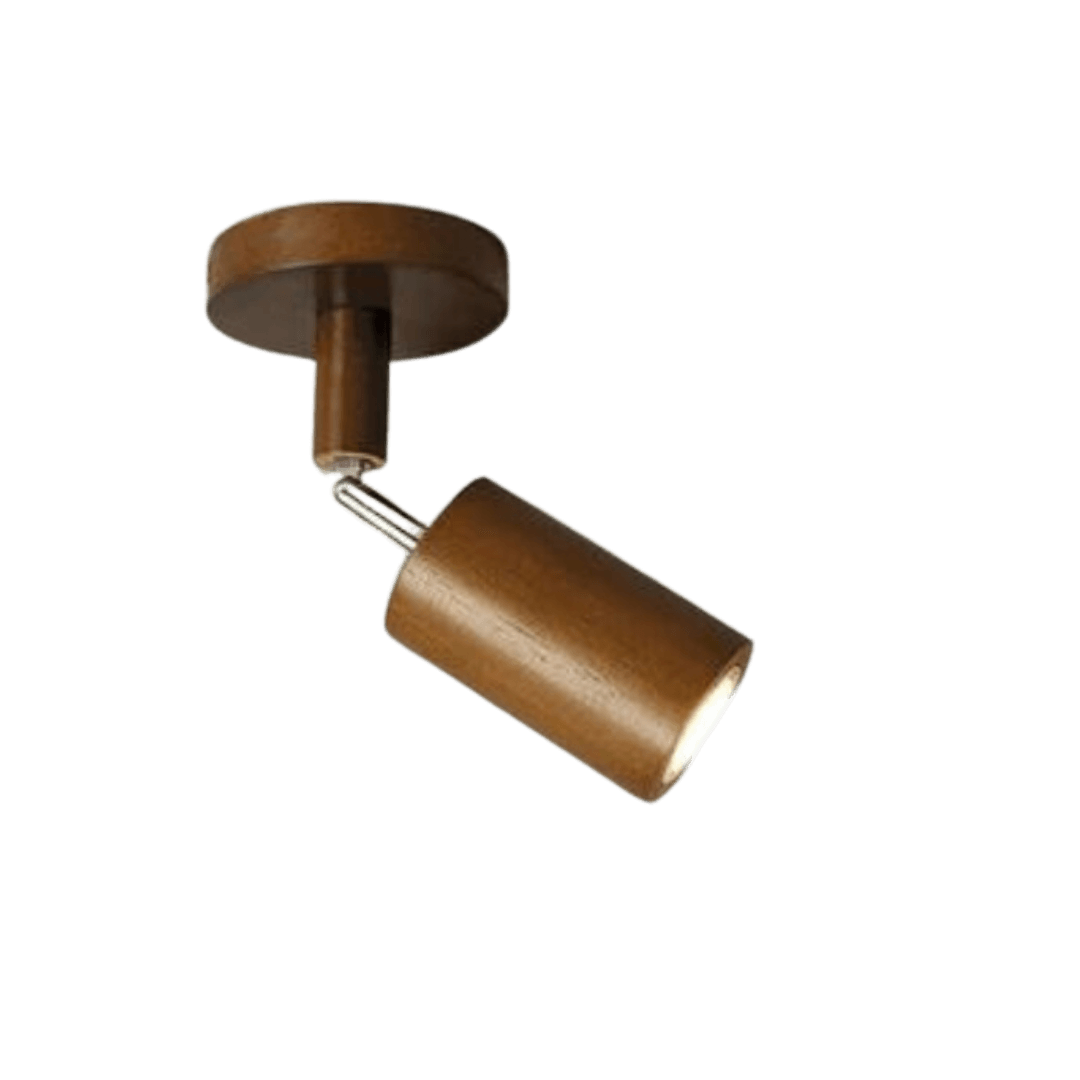 Spot de plafond orientable en bois EcoLux
