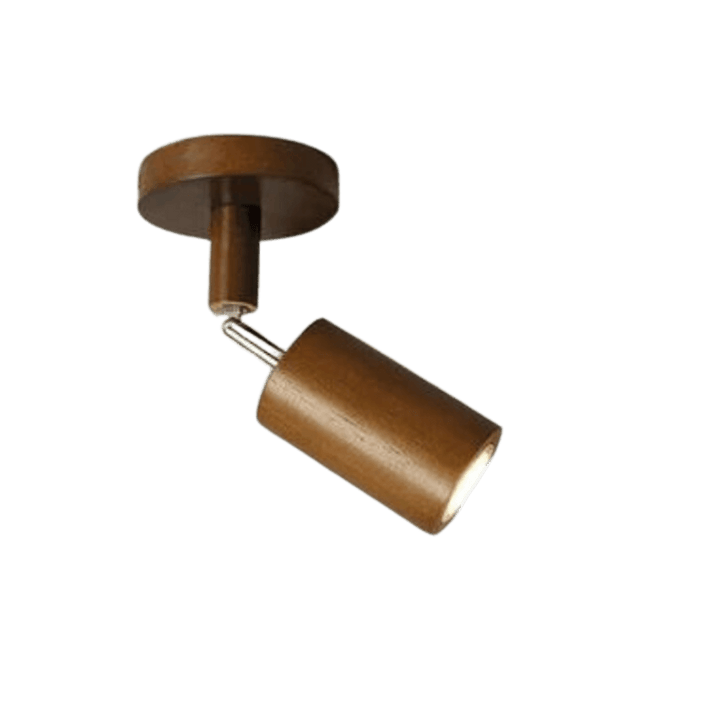 Spot de plafond orientable en bois EcoLux
