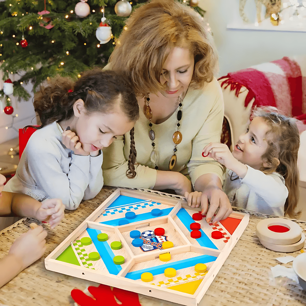 Jeu éducatif en bois 2 en 1 - Dames chinoises