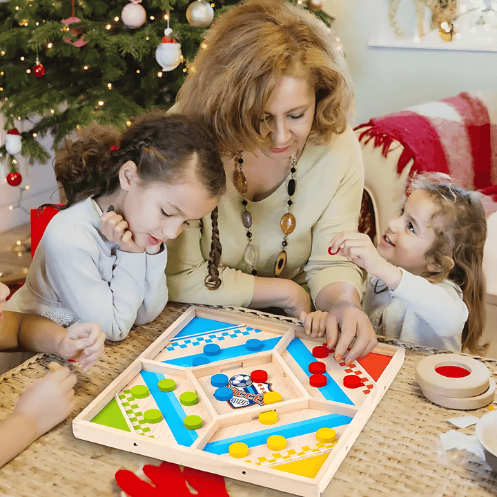 Jeu éducatif en bois 2 en 1 - Dames chinoises