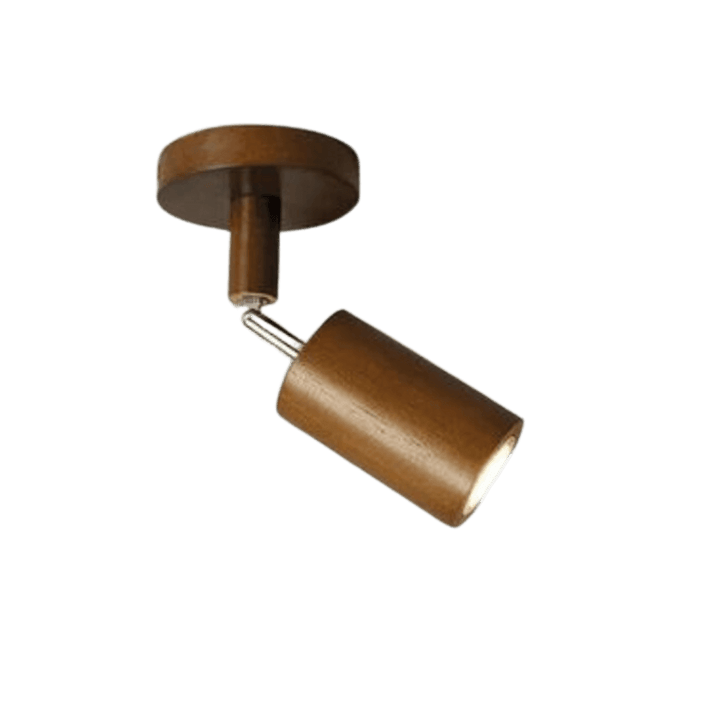 Spot de plafond orientable en bois EcoLux
