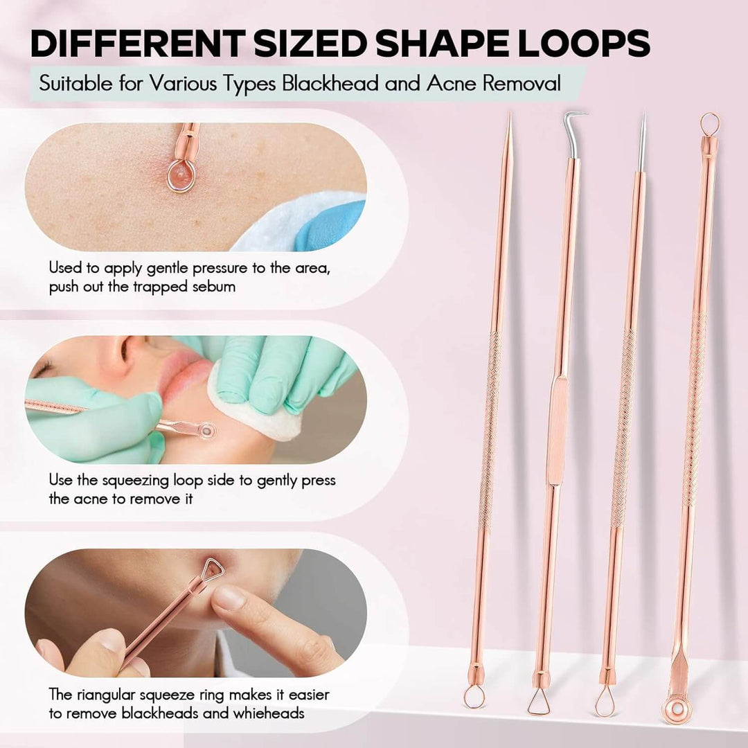 Mitesser Entferner Set Pickel Ausreinigen Werkzeug