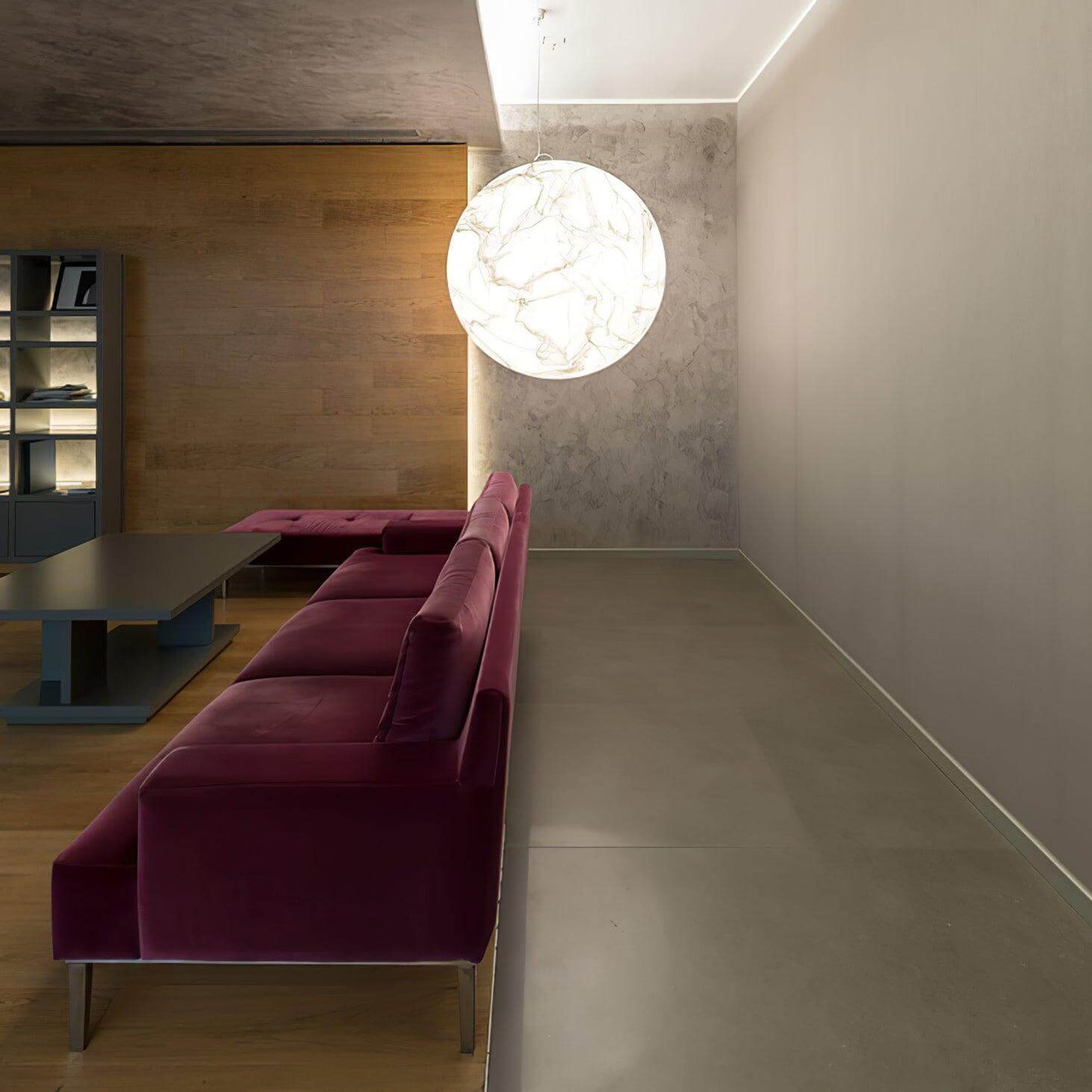 Mondseiden Pendelleuchte - Modernes Design