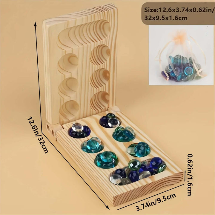 Klappbares Mancala-Spiel - Strategisches Brettspiel