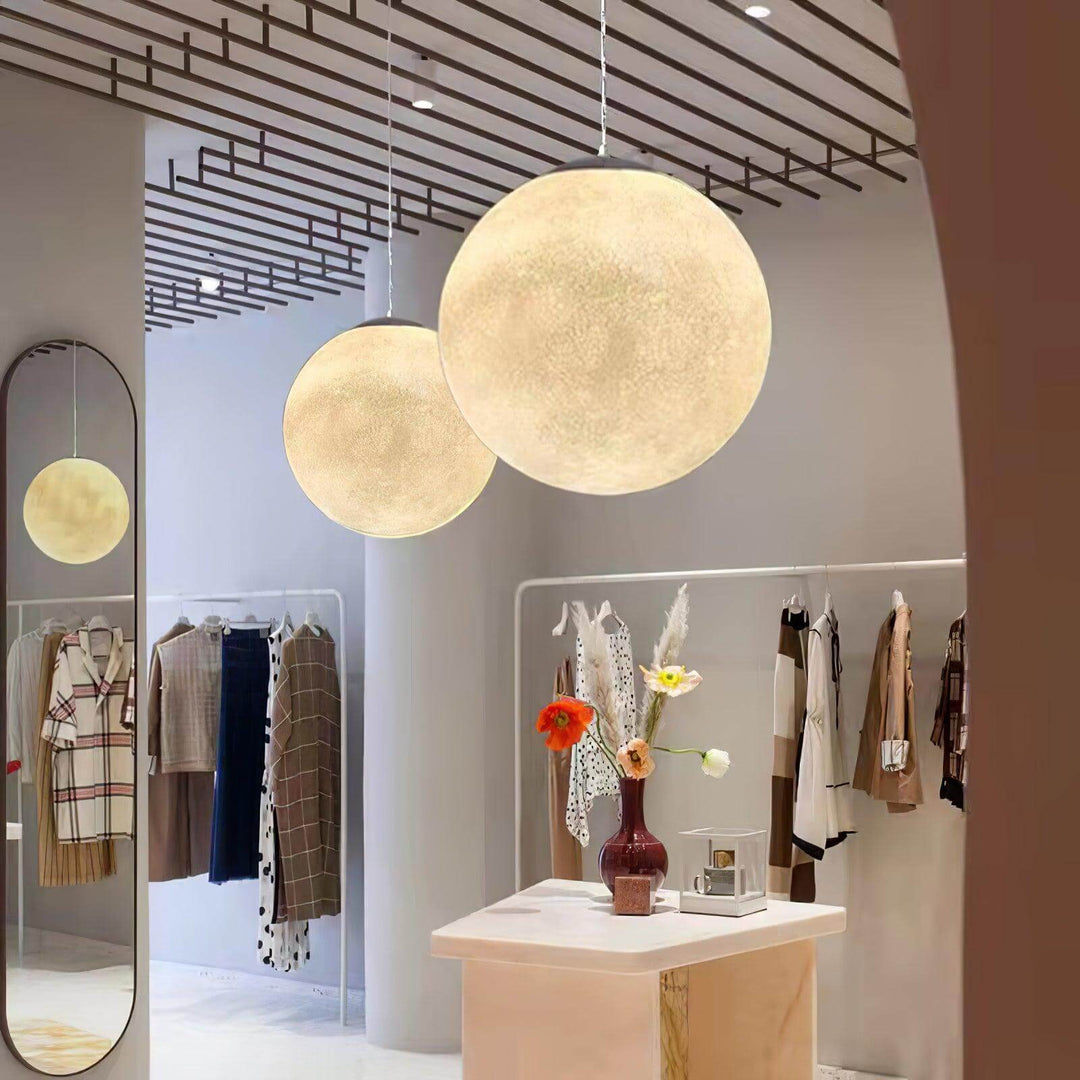 Lampe suspendue Moon au design moderne