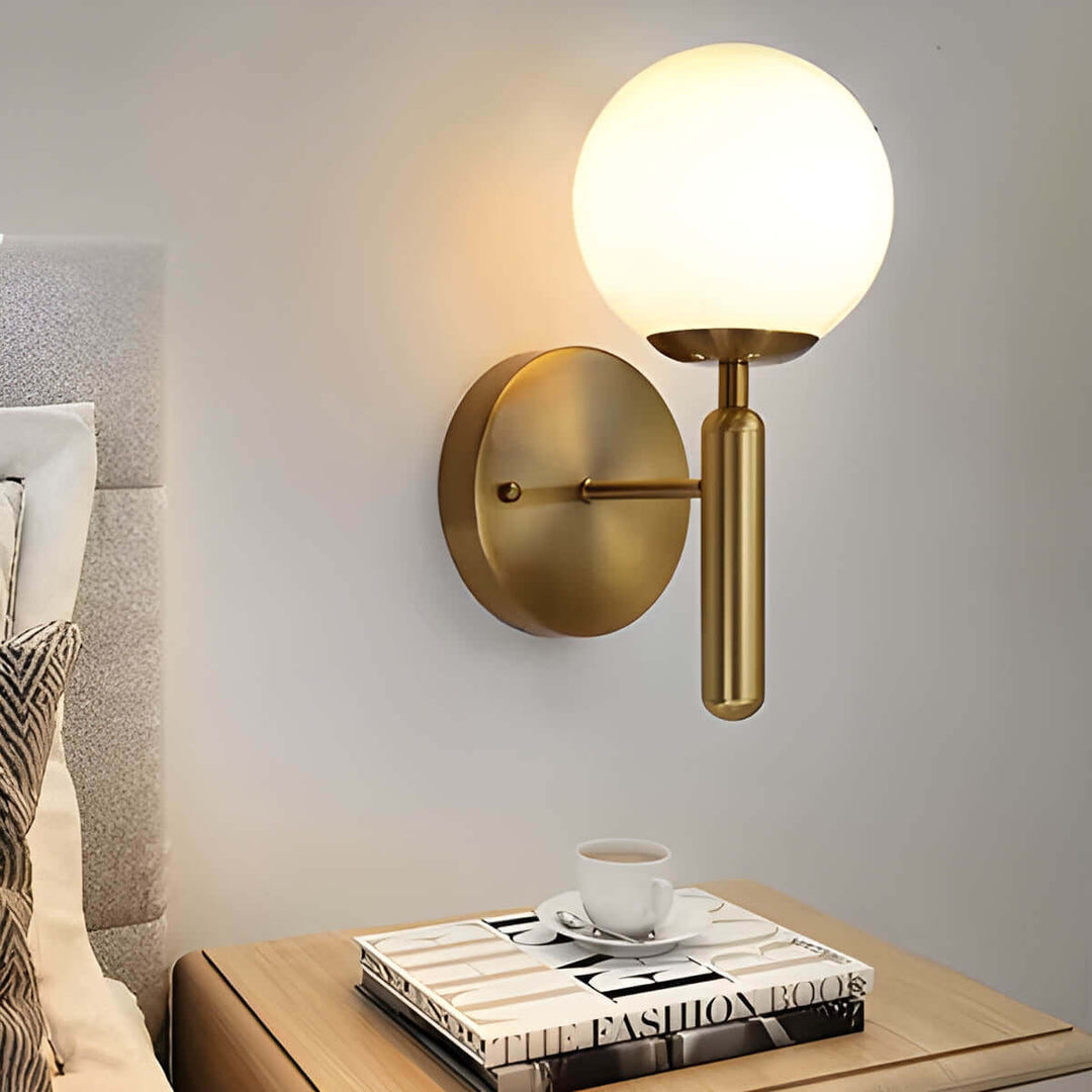 Applique murale élégante en verre de style vintage