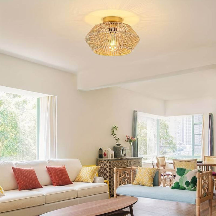 Boho Deckenleuchte Handgefertigt