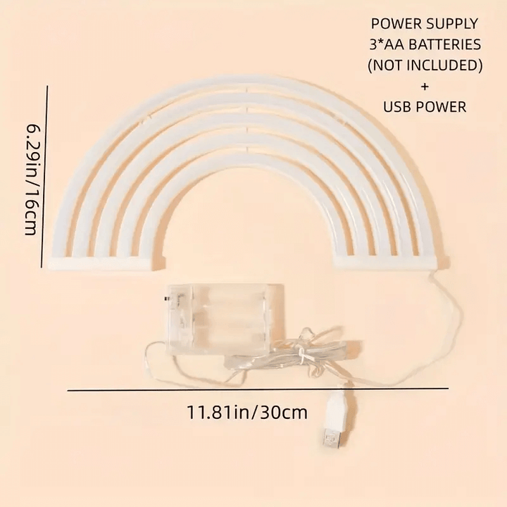 Regenbogen Nachtlicht Stimmungslampe LED Deko