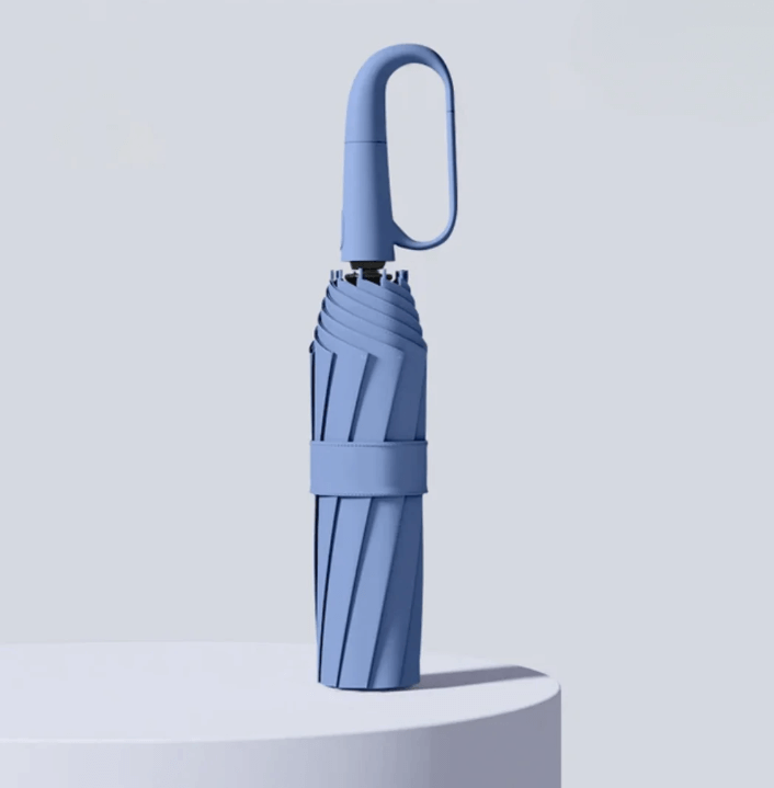 Sturmsicherer Regenschirm mit Reflektoren