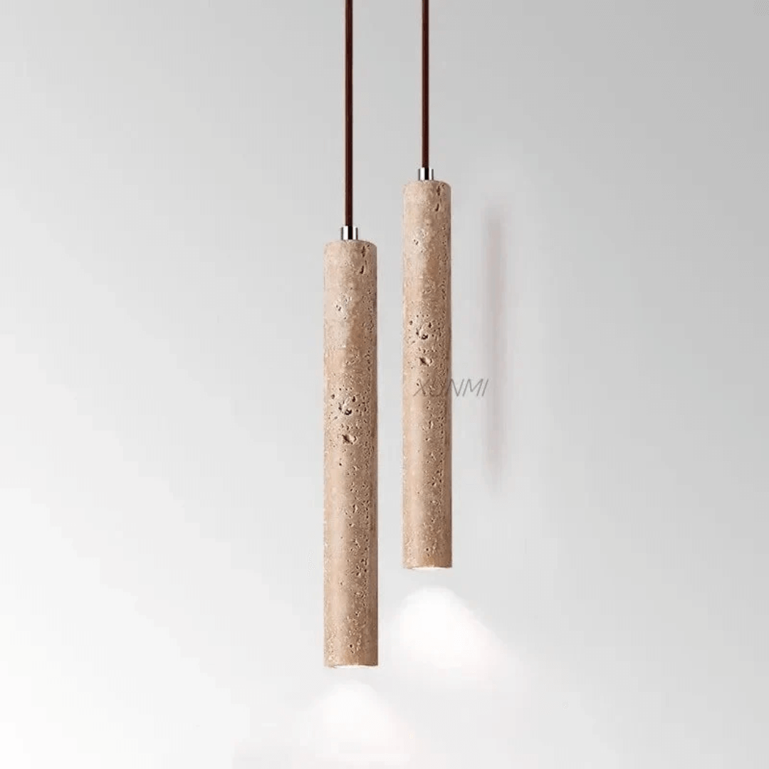 Lustres LED minimalistes de style Wabi-Sabi