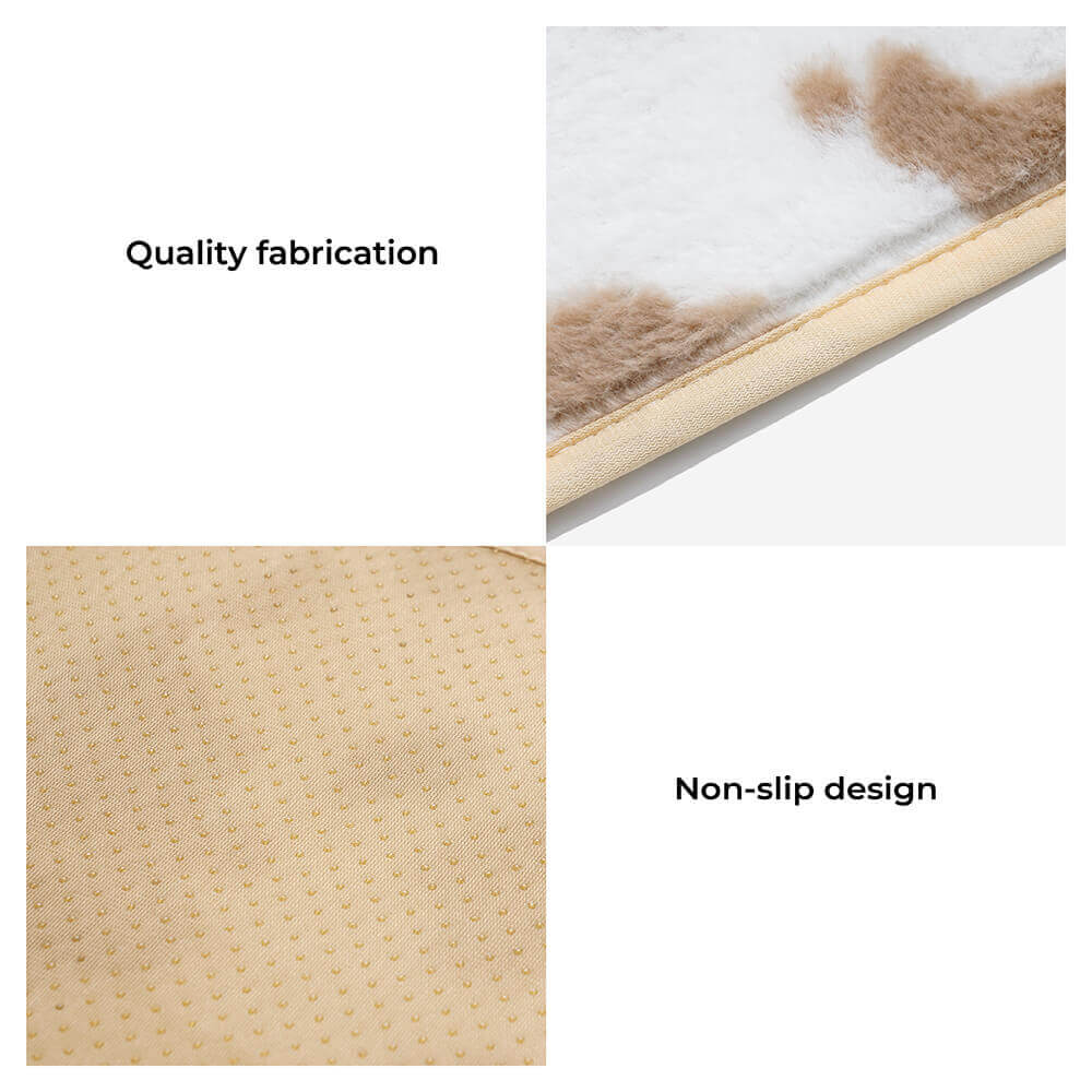 Kuschelige Haustierdecke Kuhmuster