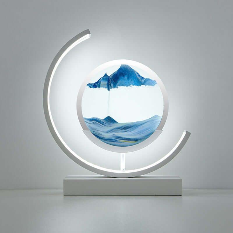 3D Sandbild Tischlampe - Dynamische Kunst