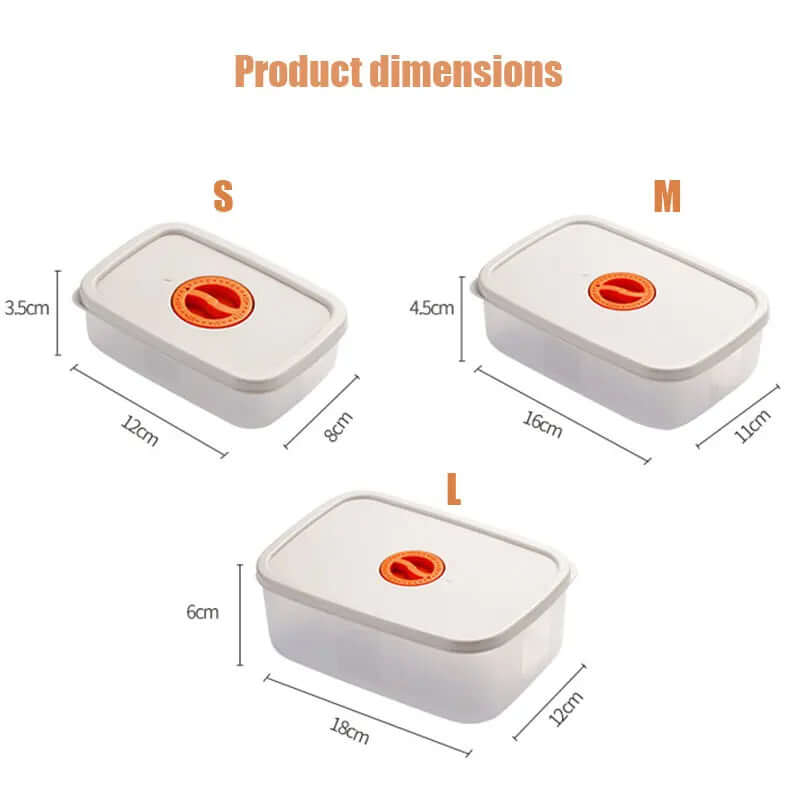 Récipients de conservation des aliments avec couvercles à minuterie - idéaux pour les repas