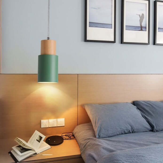 Lampe suspendue LED cylindrique moderne - éclairage élégant