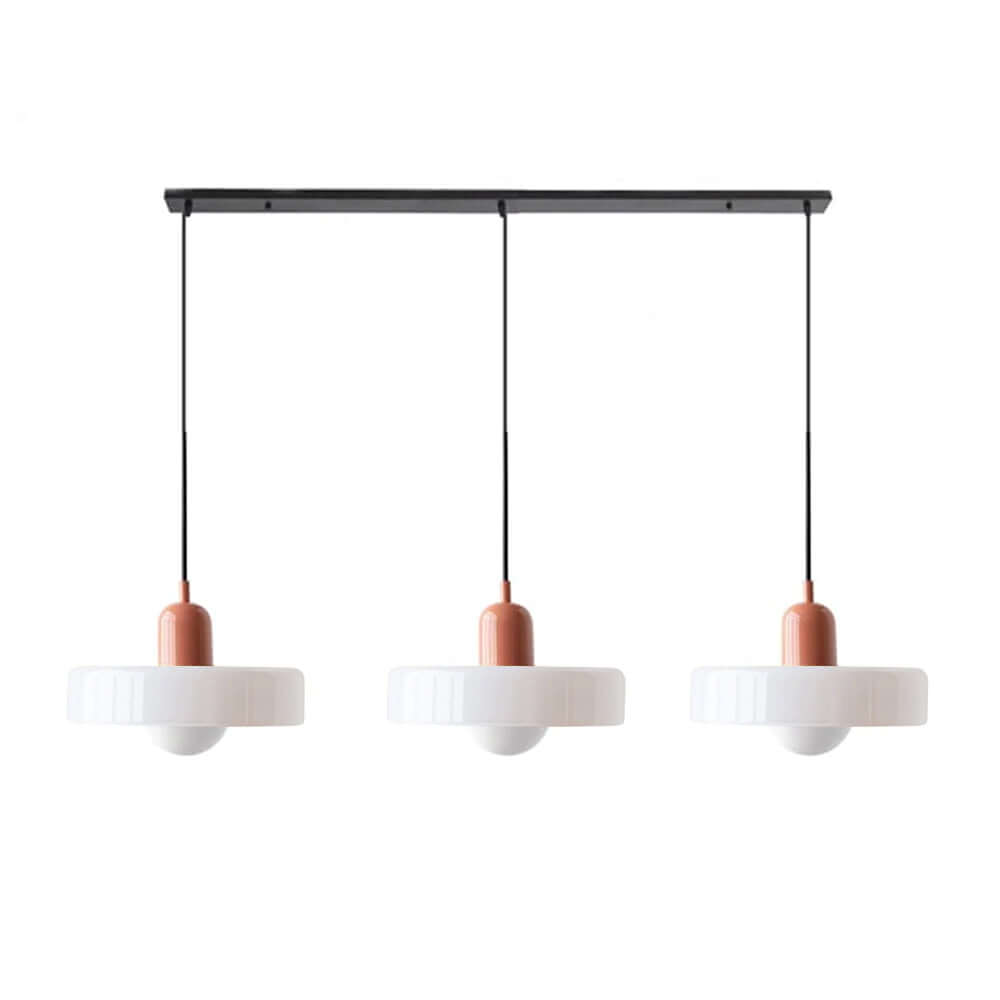 3-köpfige Bauhaus Pendelleuchte