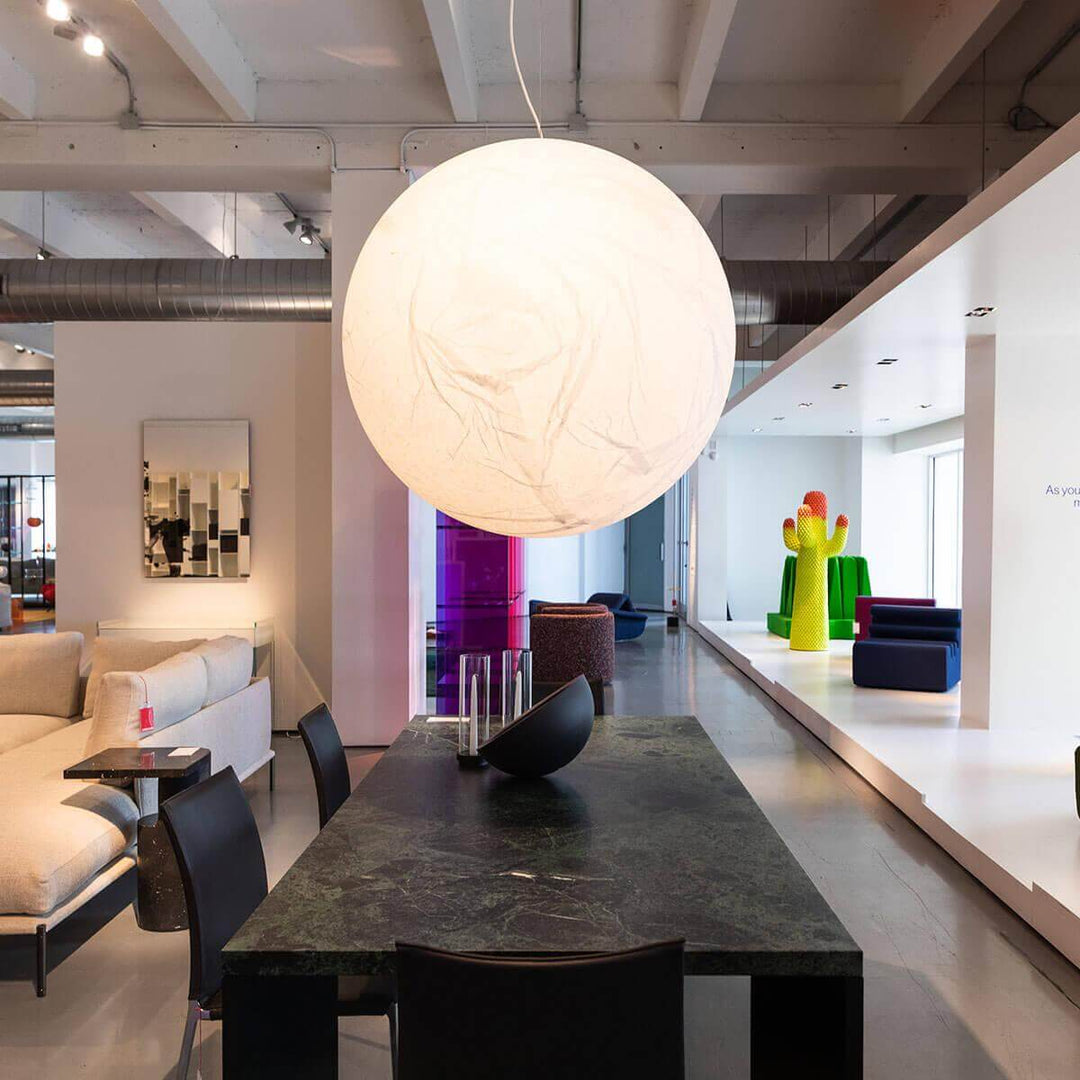 Suspension en soie Moon - design moderne