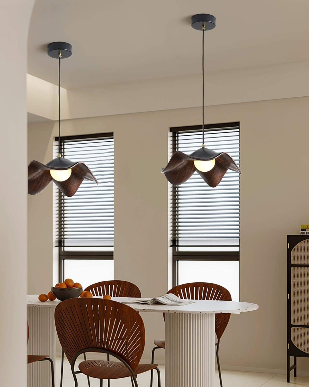 Lampe suspendue design en forme de fleur de lotus