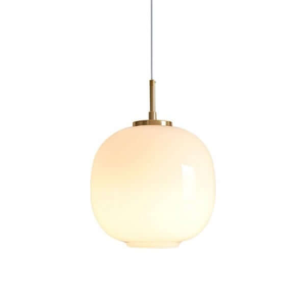 Suspension scandinave en verre opale