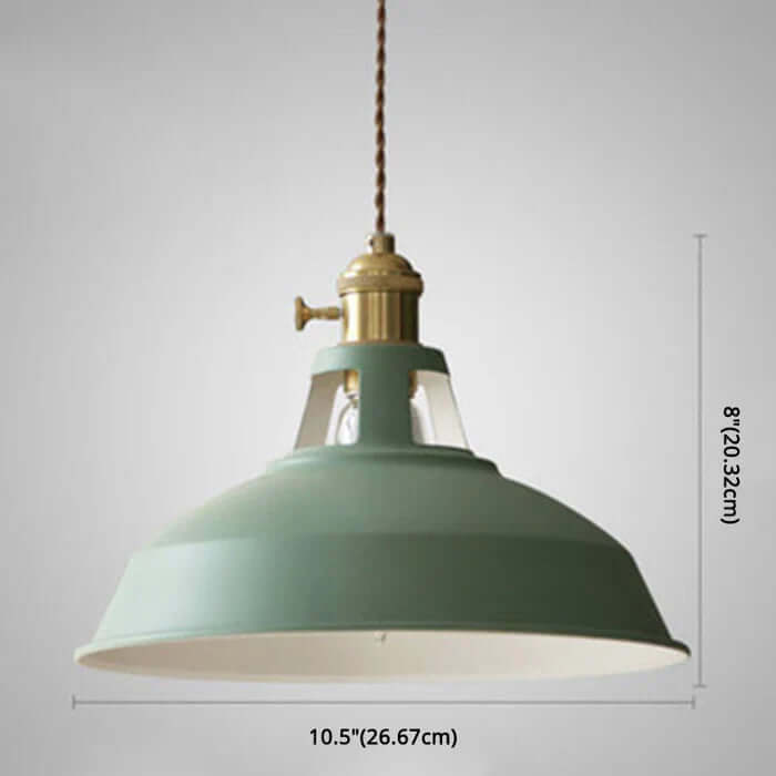 Lampe suspendue industrielle rétro design en métal pour salle à manger