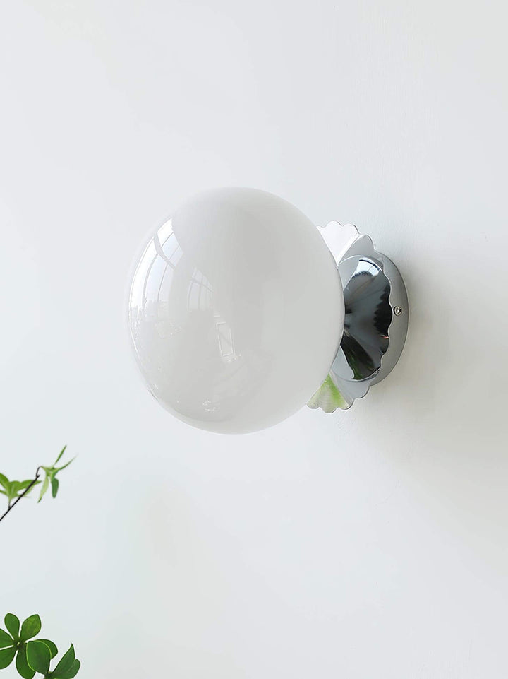 Applique murale moderne en verre rose