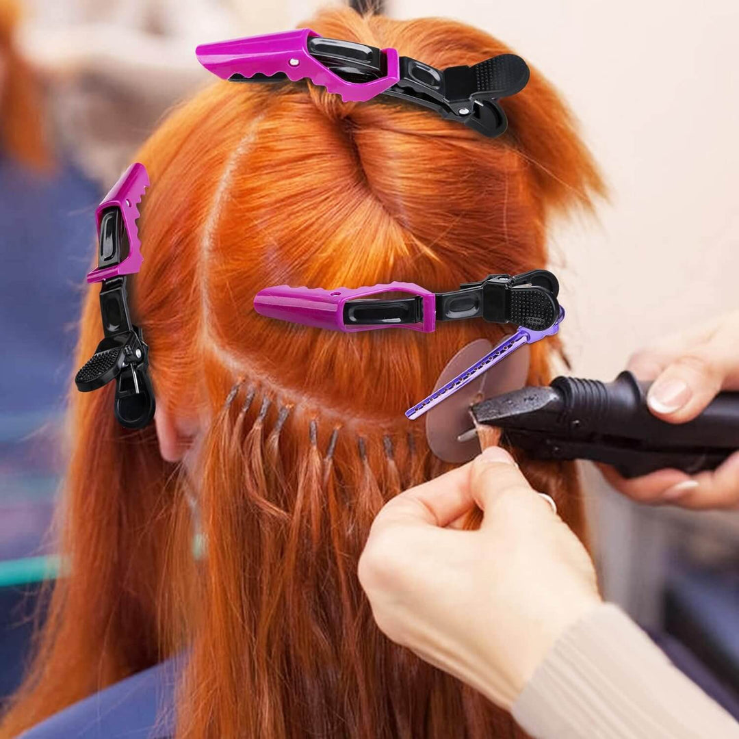 Haarstyling-Clips Set 10 Stück - Profi Friseur Haar Klammern