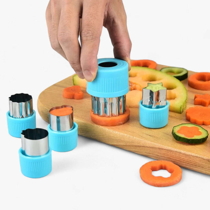 Ensemble d'emporte-pièces 3 pièces étoiles cœur fleur biscuits fruits légumes