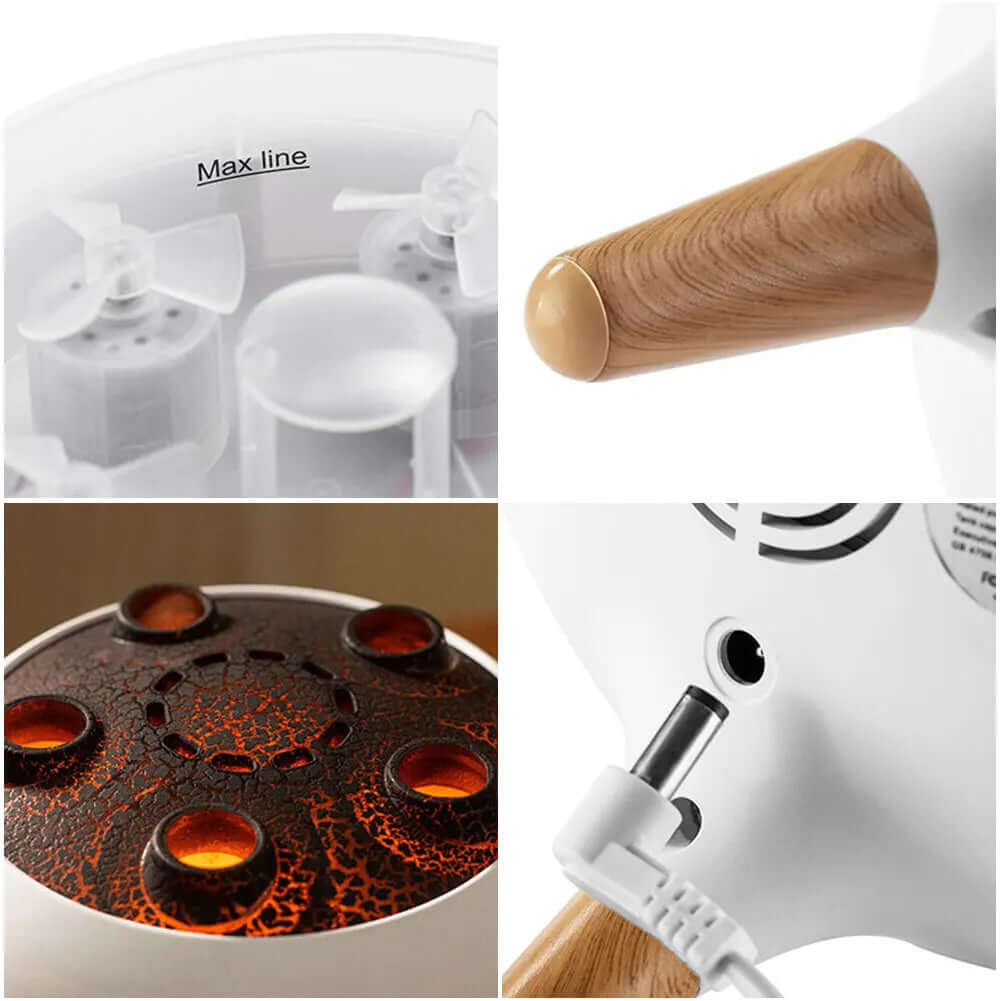 Humidificateur méduse - éclairage d'ambiance