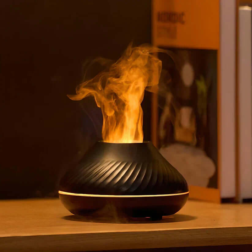 Ultraschall Aroma Diffuser mit Flammeneffekt