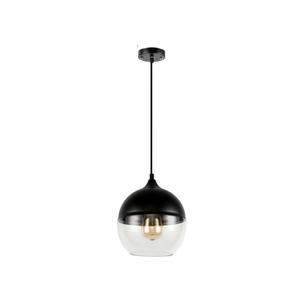 Lampe suspendue en verre soufflé à la bouche