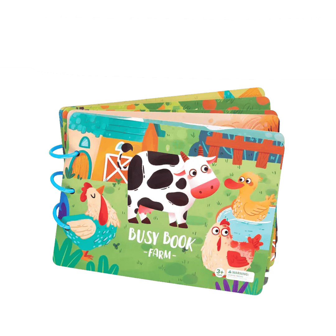 Livre sensoriel pour bébés - Découverte et apprentissage ludiques