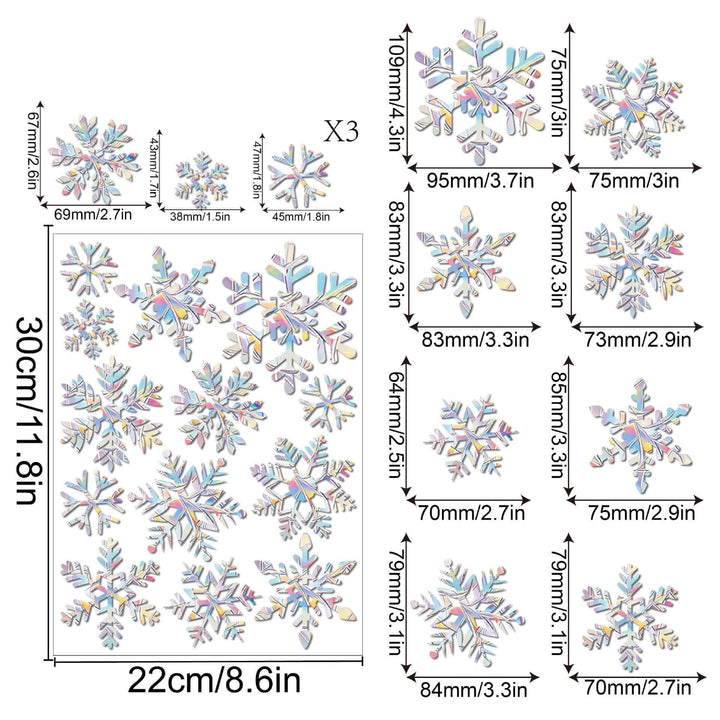 Décoration de fenêtre arc-en-ciel - autocollante, colorée, décorative