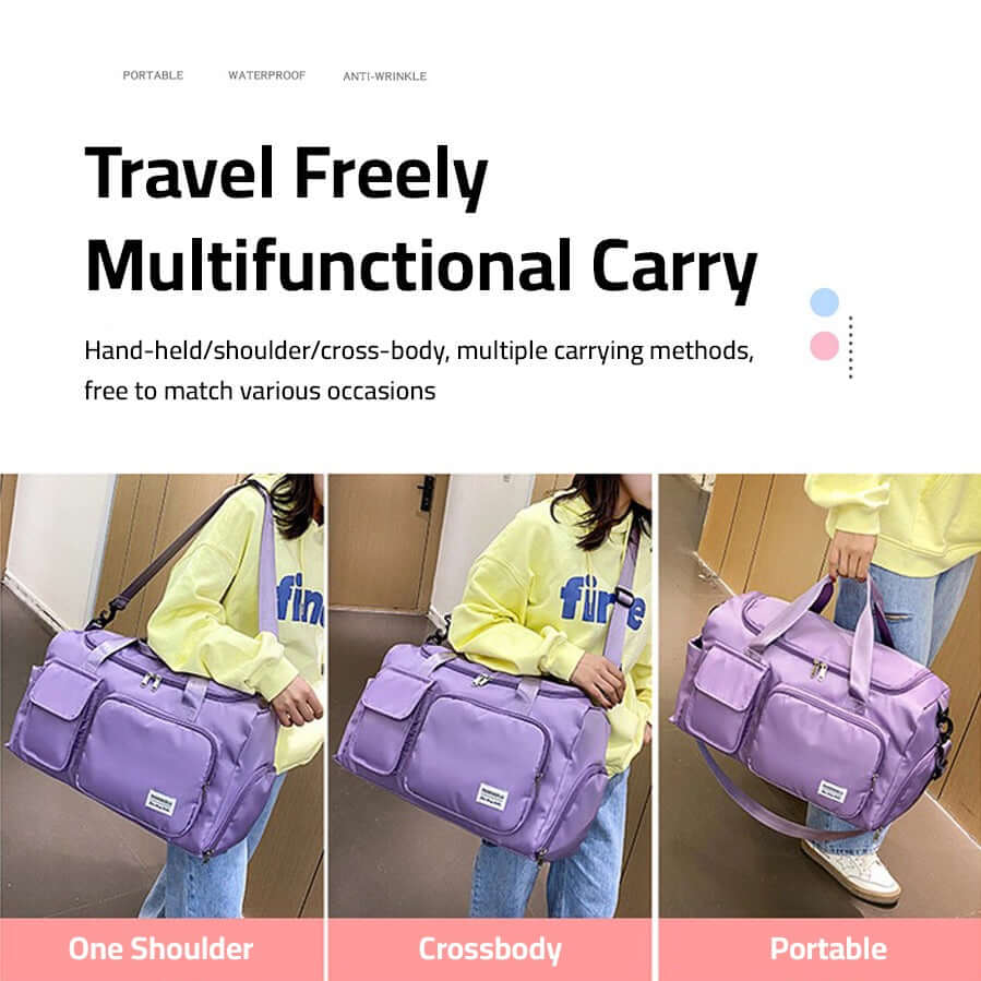 Sac de voyage avec compartiment à chaussures
