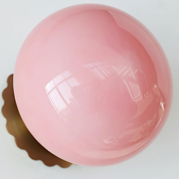 Applique murale moderne en verre rose