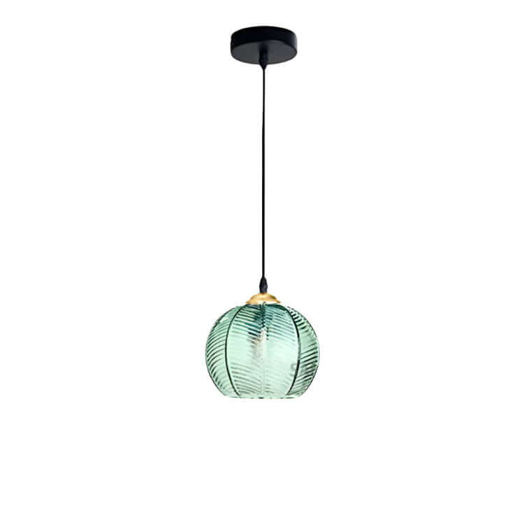 Suspension décorative en verre dépoli