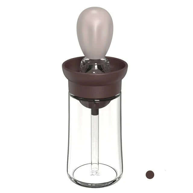 Distributeur d'huile avec brosse en silicone