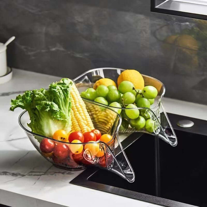 Passoire de cuisine : passoire à fruits et légumes au design ergonomique