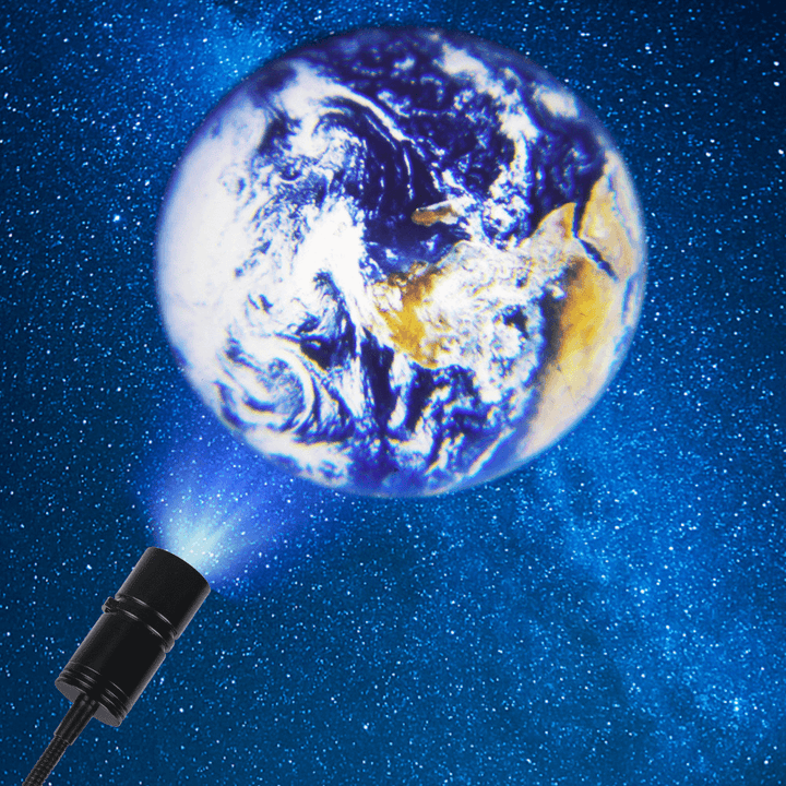 Projektionslampe Erde & Mond