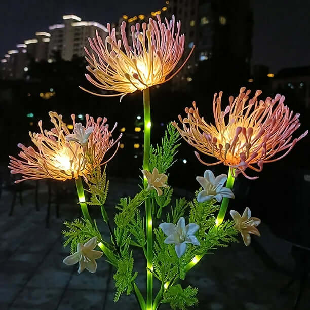 Lampe LED décorative en forme de fleur 75 cm
