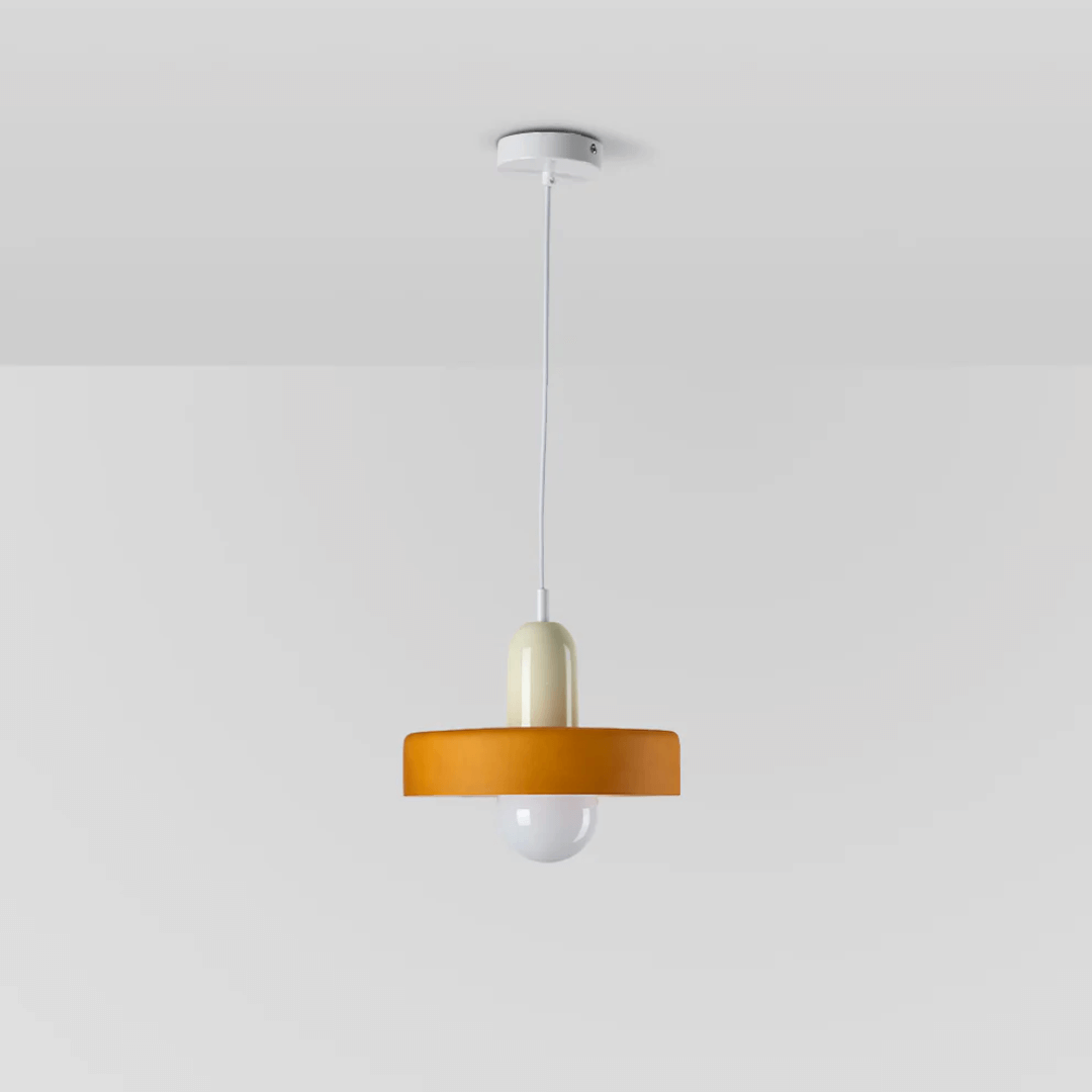Lampe suspendue en verre à LED au design moderne
