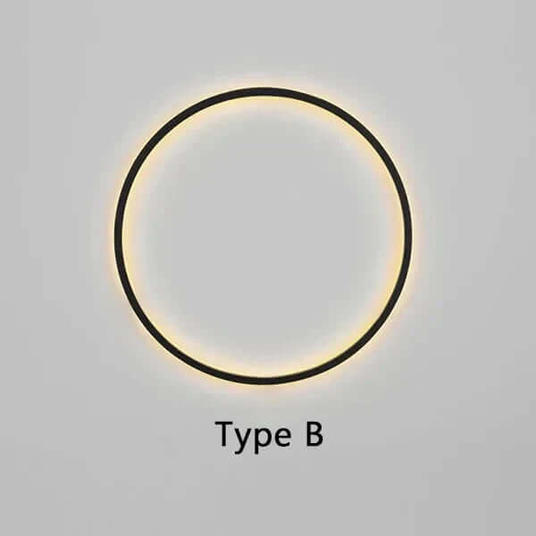 Minimalistische Runde Wandleuchte