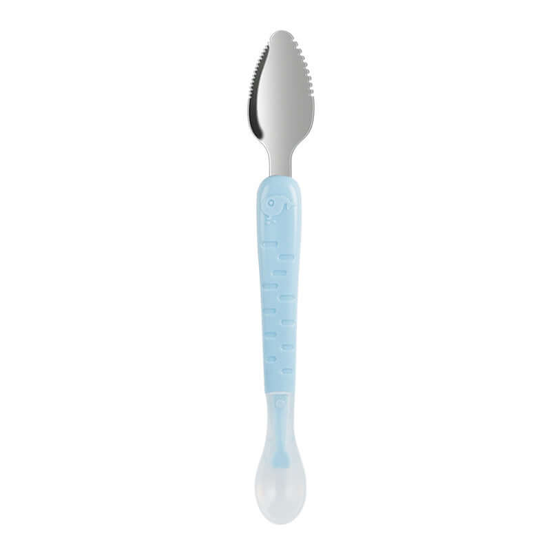 Lot de 2 cuillères en silicone pour bébé - Alimentation douce et sûre