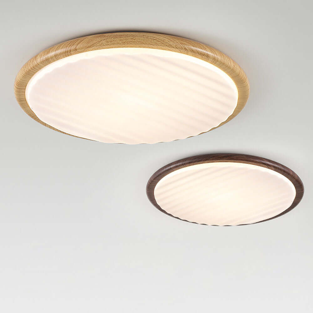 LED Deckenleuchte Holzoptik Schlafzimmer