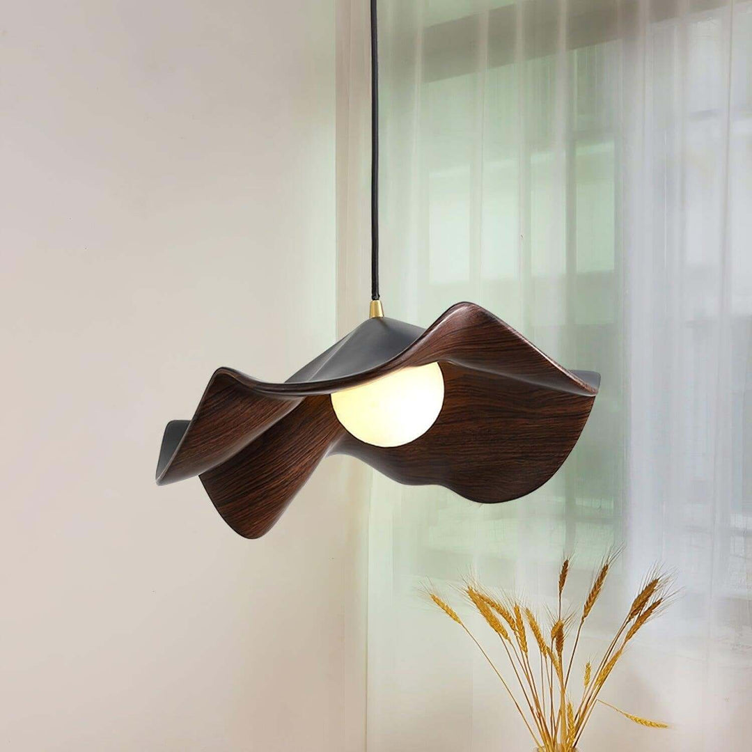 Lampe suspendue design en forme de fleur de lotus