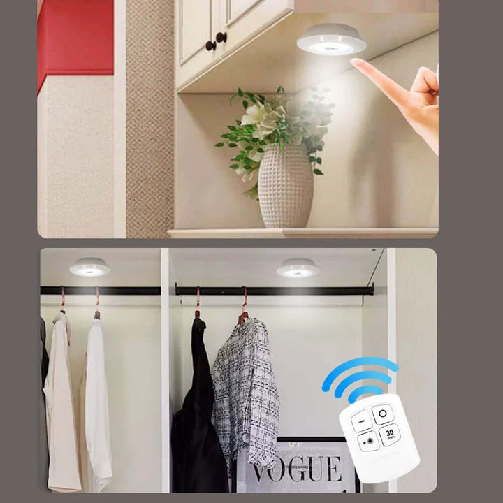 Éclairage LED intelligent avec minuterie et télécommande