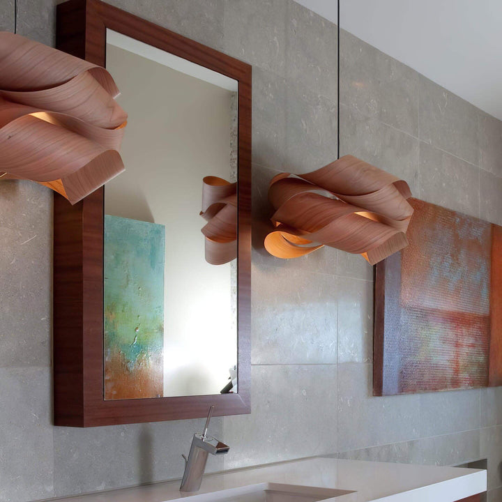 Lampe suspendue design en bois lampe de salle à manger moderne