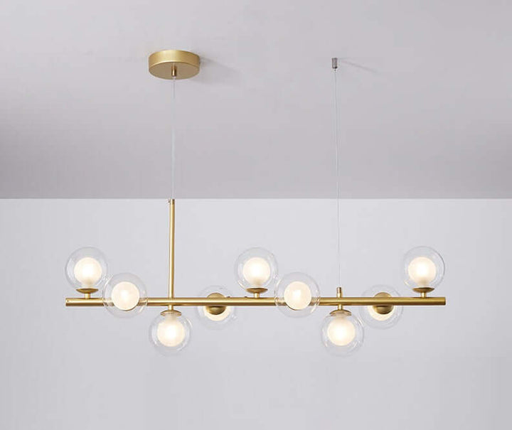 Luxuriöse Esstisch Pendelleuchte Glas