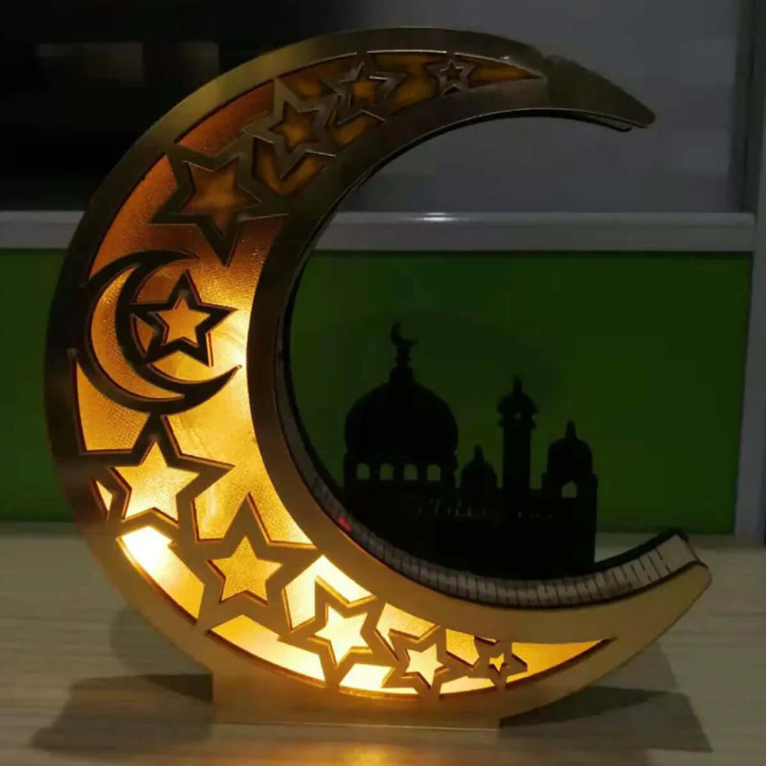 Lampe LED décorative Lune Ramadan et Eid
