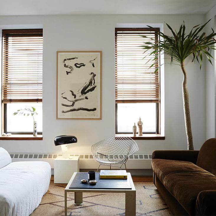 Lampe de table design en marbre