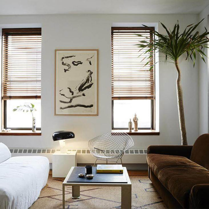 Lampe de table design en marbre