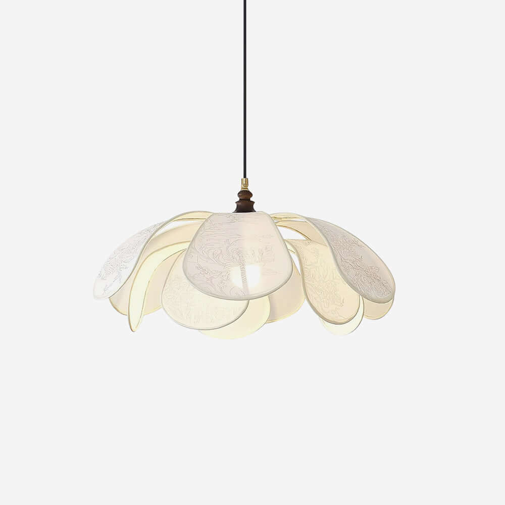 Suspension moderne en forme de fleur